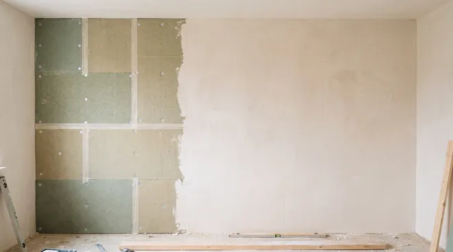 Photo AFTER — insulant fitted, performance achieved