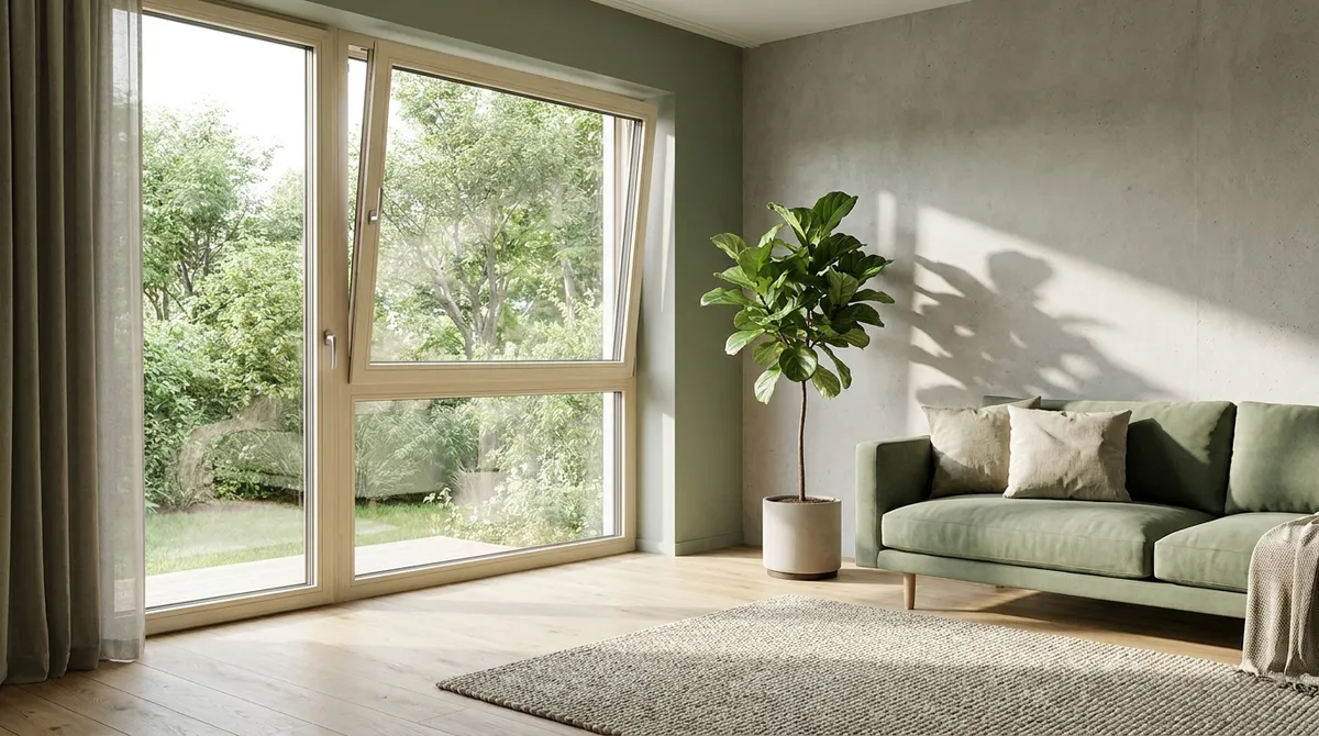 Tilt-and-turn window: ventilate safely, open up wide